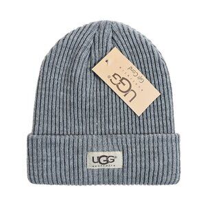 UGG Gray Skull Cap Cuffed Beanie Adult One Size Fits Most